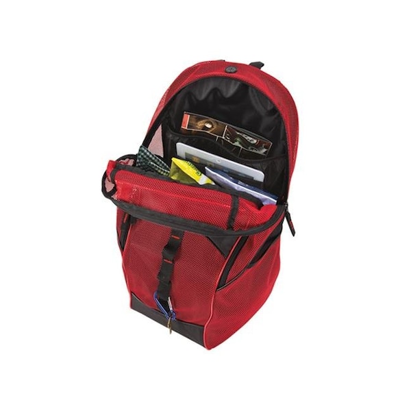 Sea Foam Company Buy Smart Depot G3625 Red Mesh Tablet & ComputerBackpack - Red G3625 Red - main